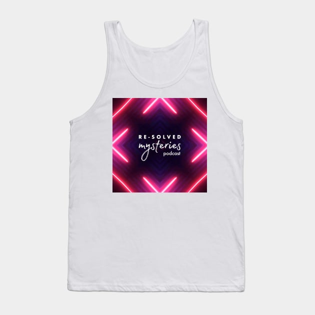 Re-Solved Mysteries Glowy AF Neon Logo v2 Tank Top by Re-Solved Mysteries